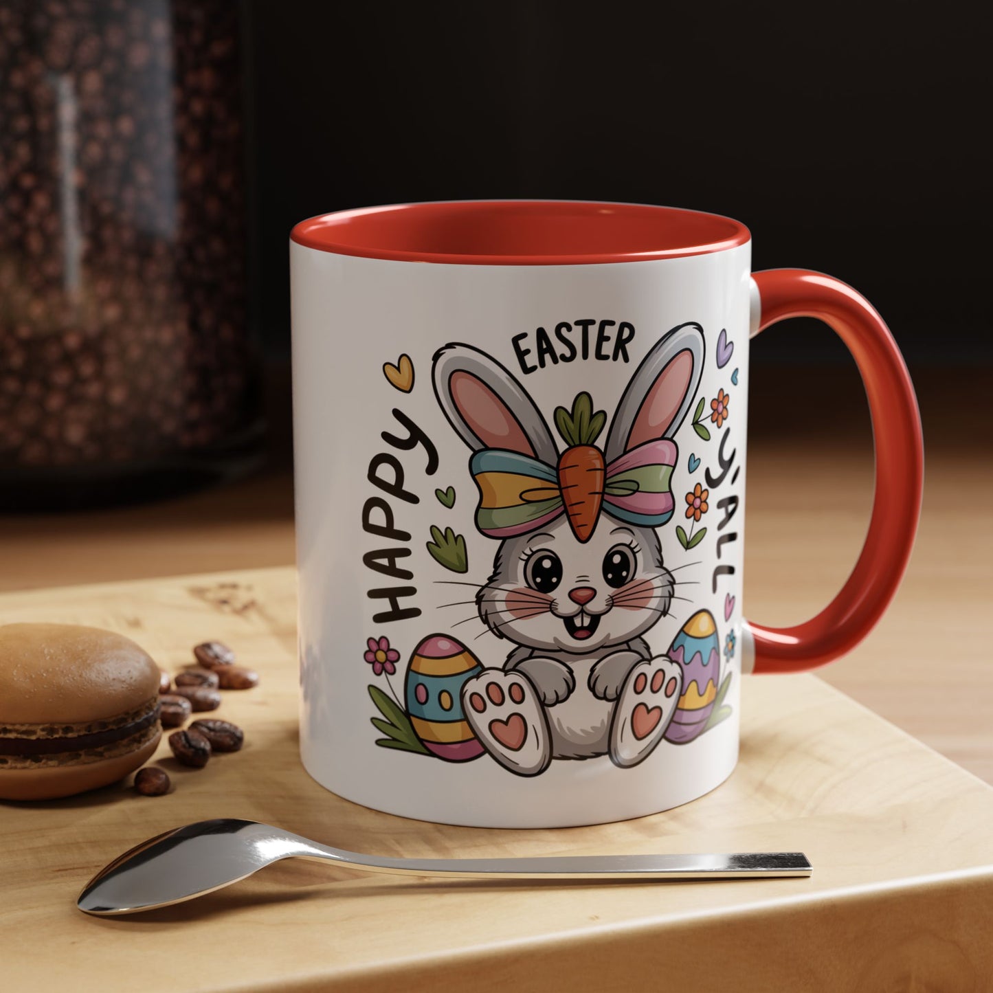 Easter Mug - Happy Easter Y'all Bunny