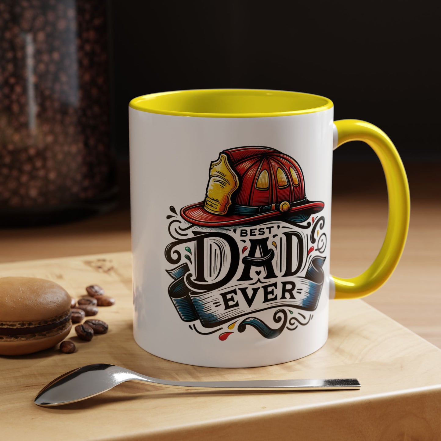 Father's Day Mug - Best Dad Ever Fireman