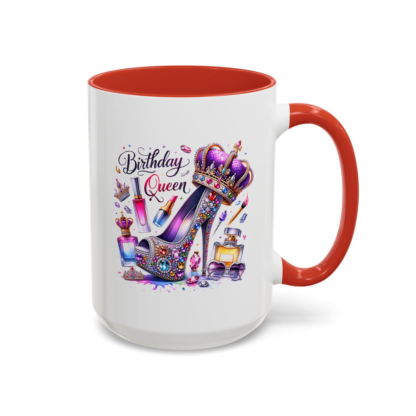 Birthday Mug - Birthday Queen Glitter