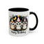 Birthday Mug - Happy Birthday Owls