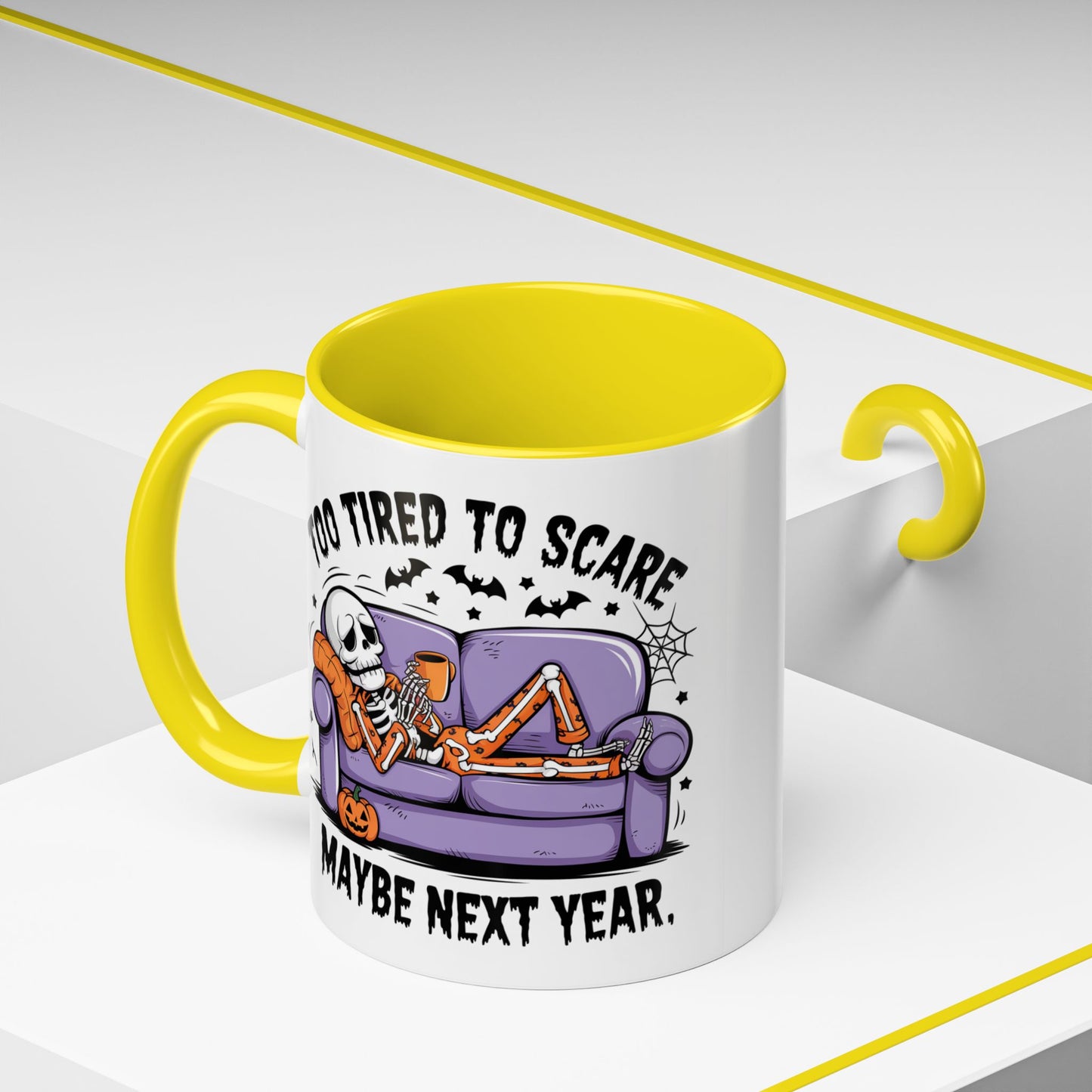 Halloween Mug - Too Tired To Scare