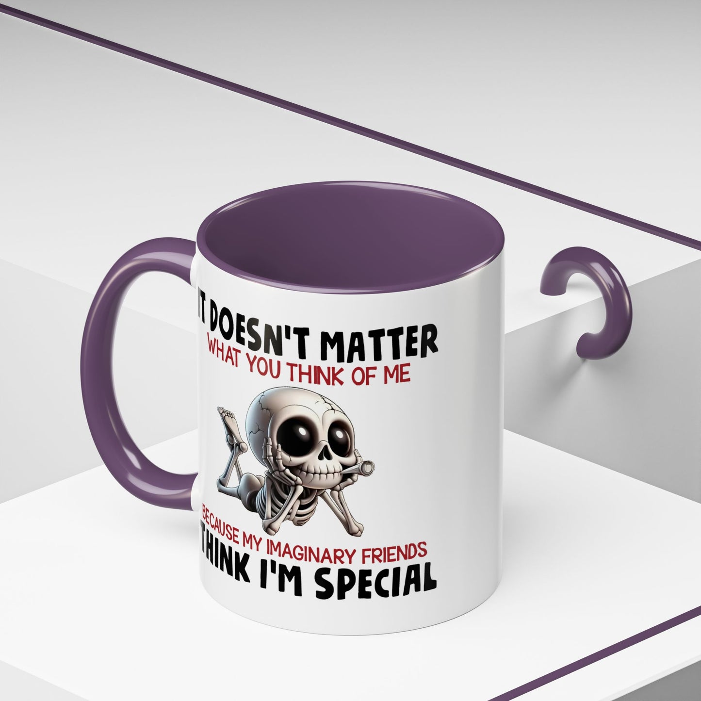 Humor Mug - It Doesn't Matter What You Think of Me