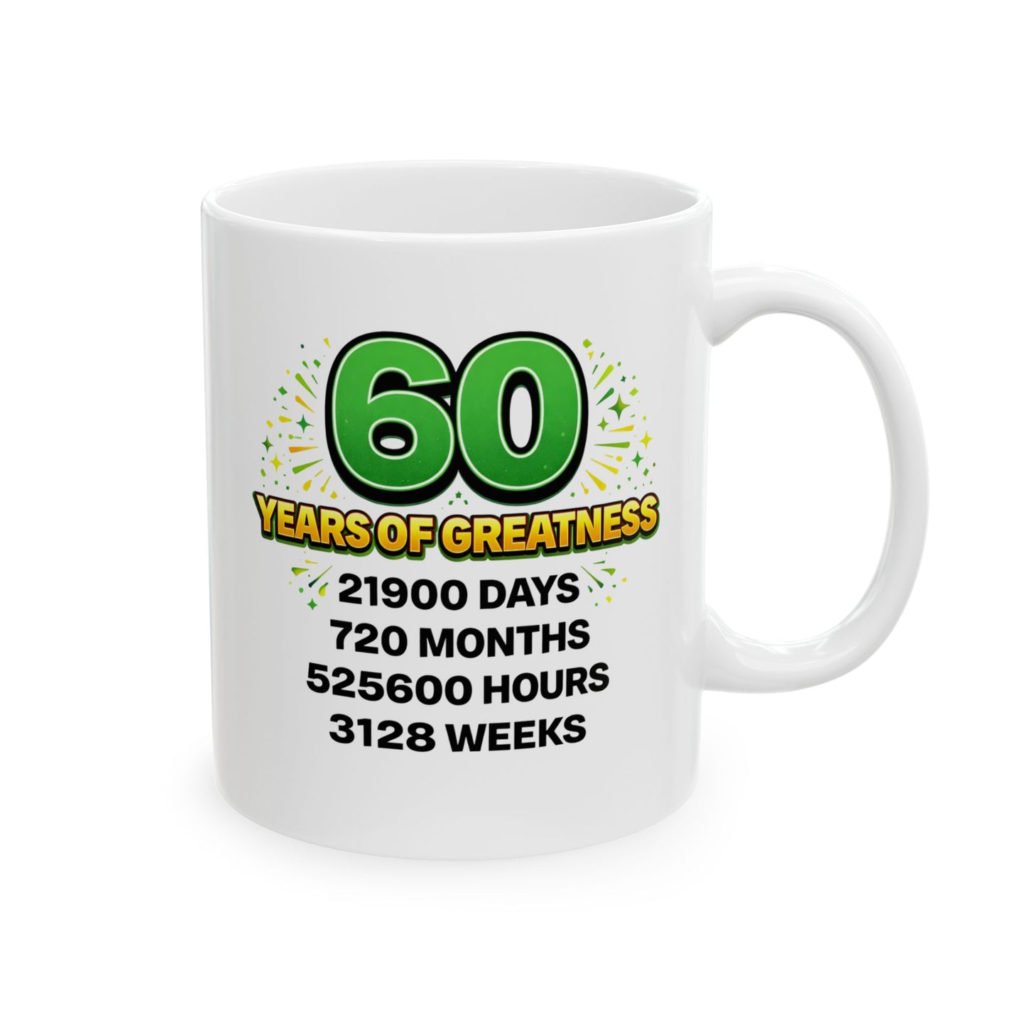 Birthday Mug - 60 Years of Greatness