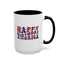 4th of July Mug - Happy Birthday America Retro