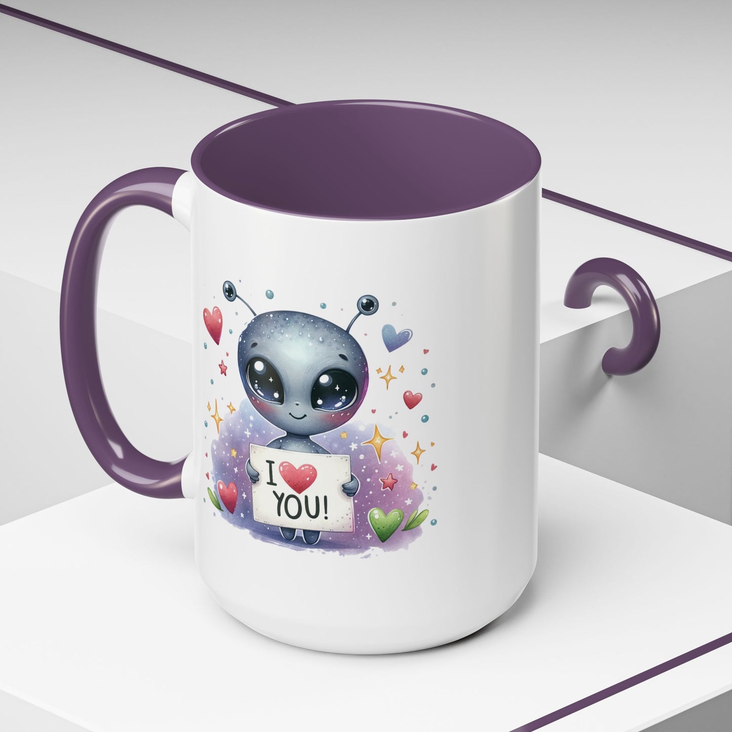 Anniversary Mug - I Love You Alien