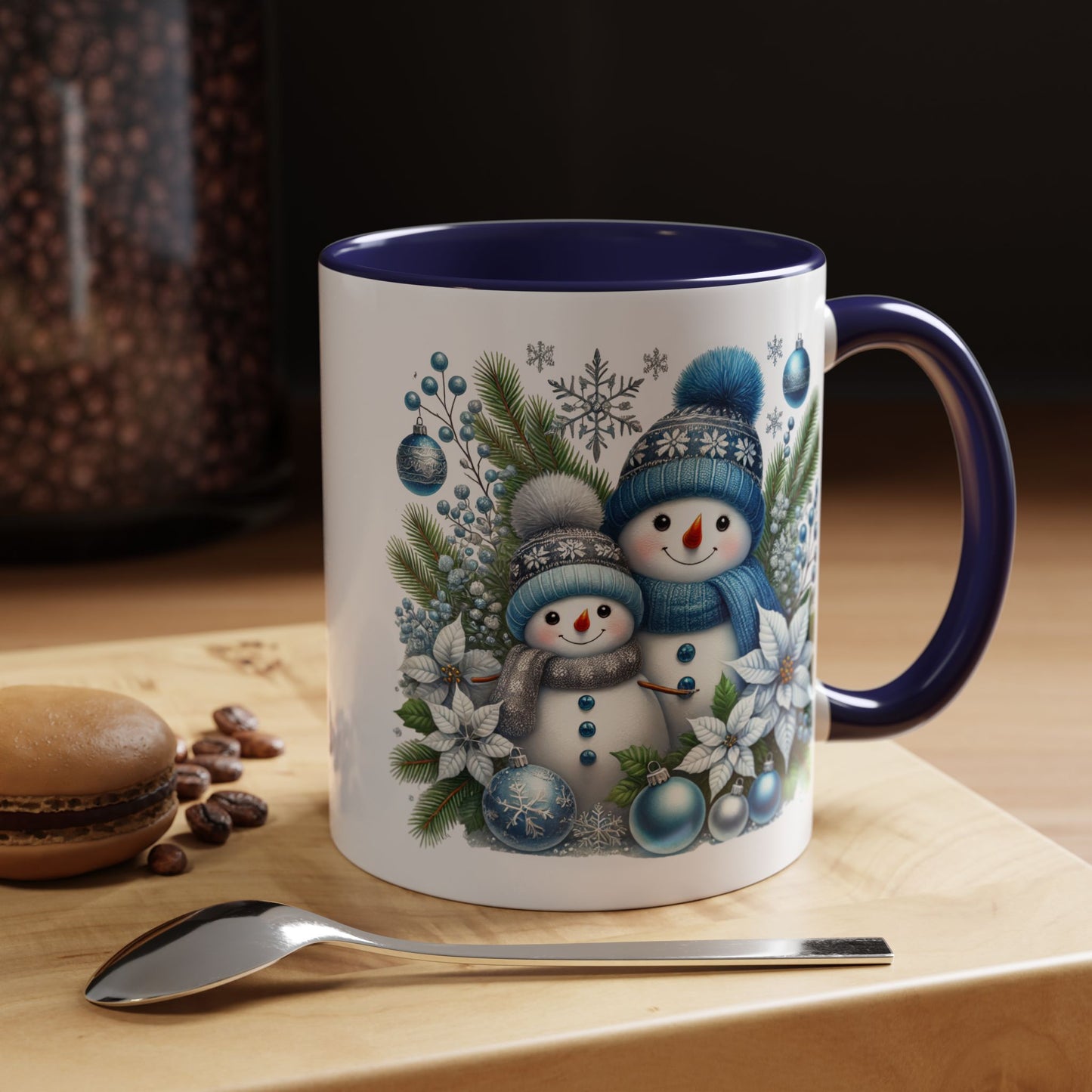 Christmas Mug - Blue Snowman Child