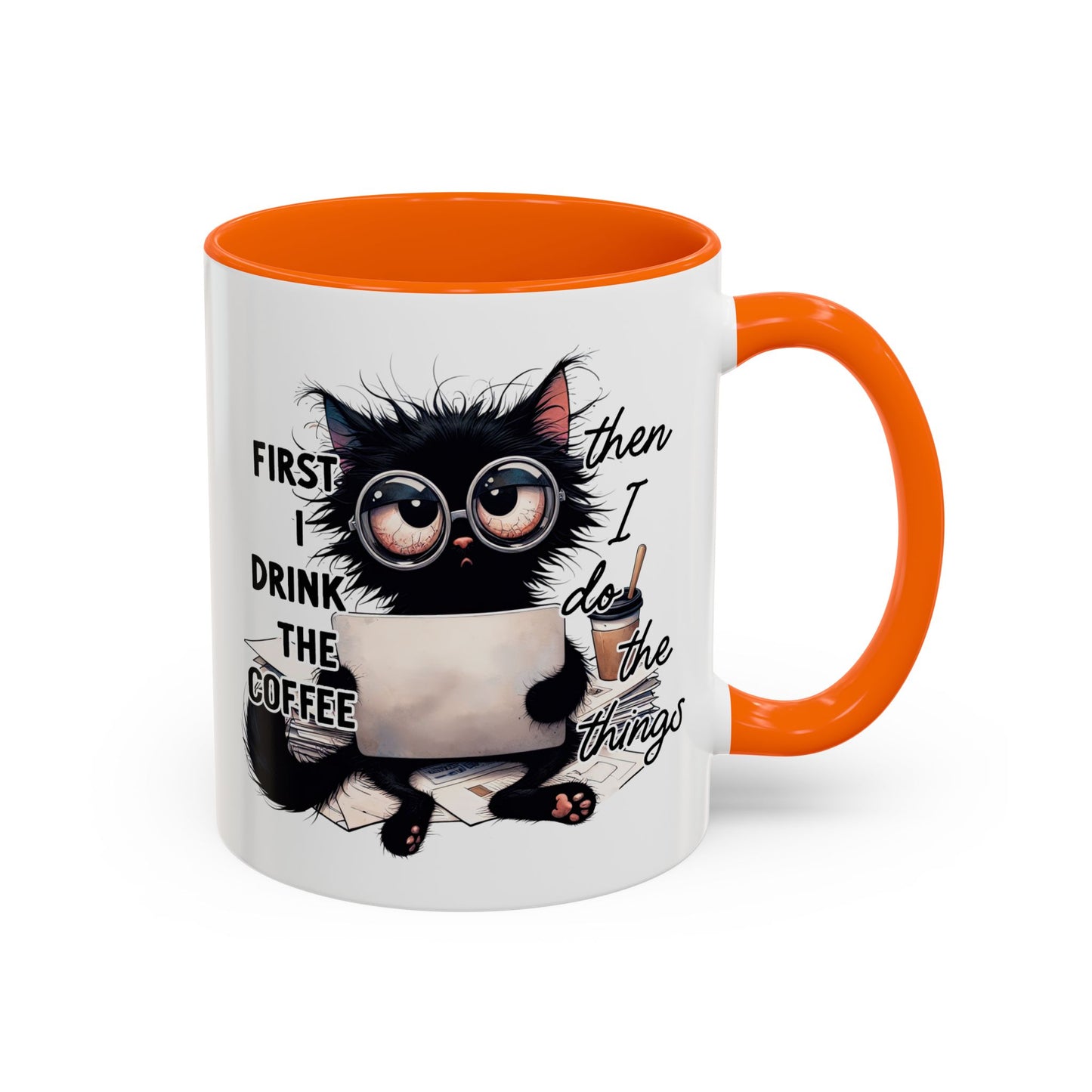 Animal Mug - First I Drink The Coffee