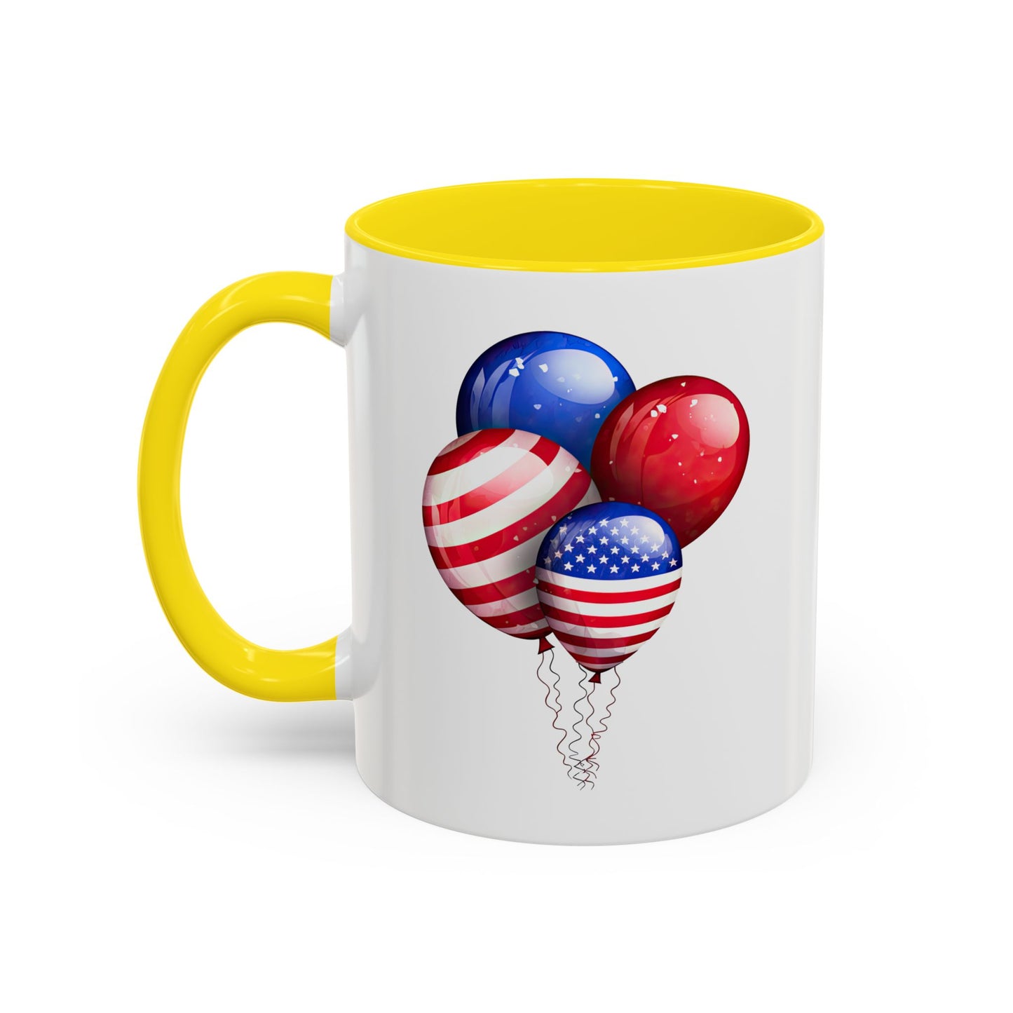 4th of July Mug - American Balloons