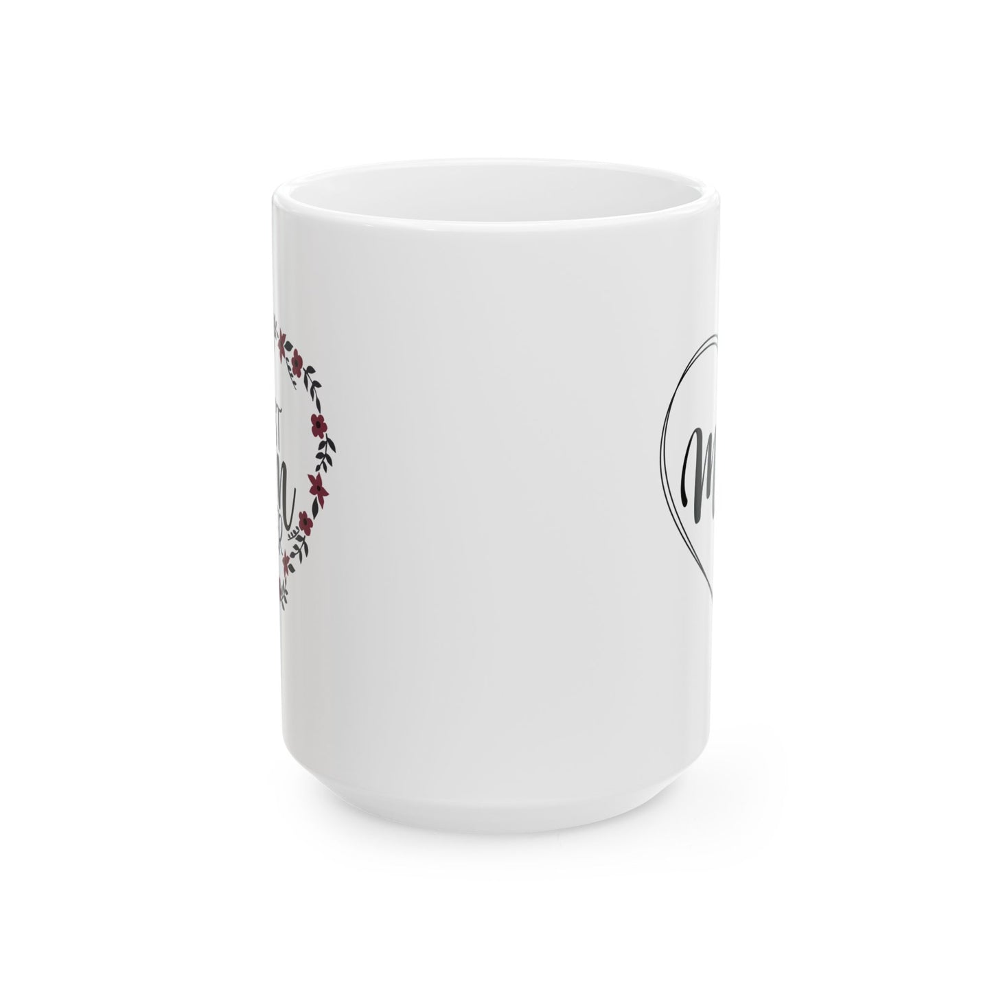 Mother's Day Mug - Best Mom Ever Heart Flower