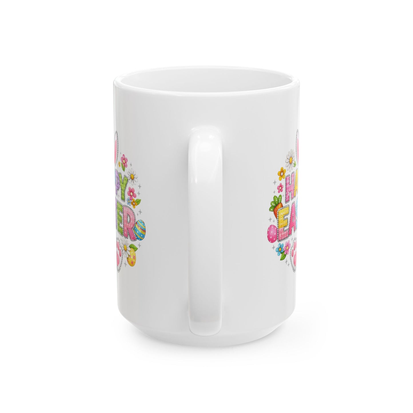 Easter Mug - Happy Easter Rhinestone