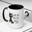 Humor Mug - Living That Nine Lives
