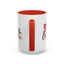 Christmas Mug - Merry Christmas Red & Green Text Bow
