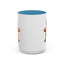 Christmas Mug - Gingerbread Man Green Bow