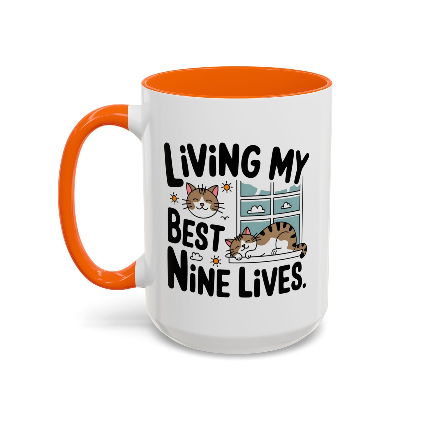 Animal Mug - Living My Best Nine Lives