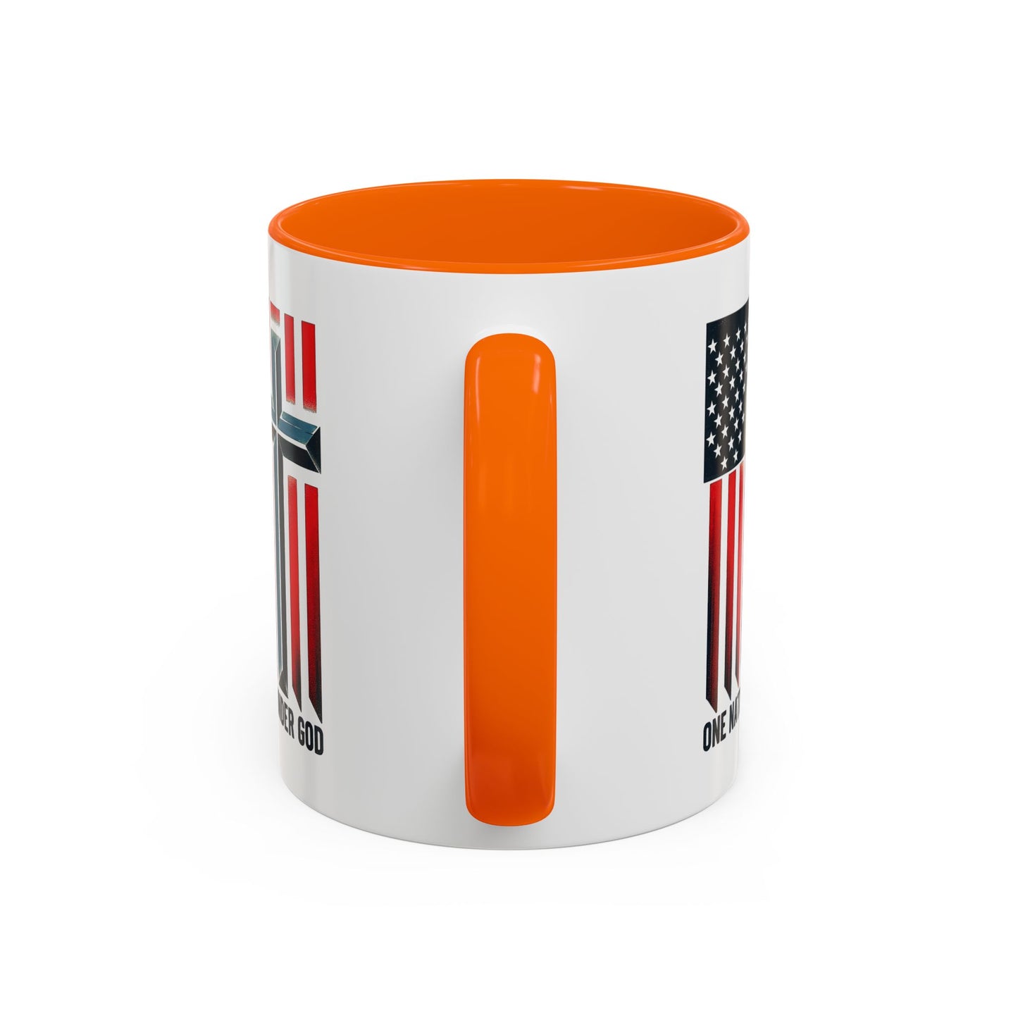 Religious Mug - One Nation Flag Cross