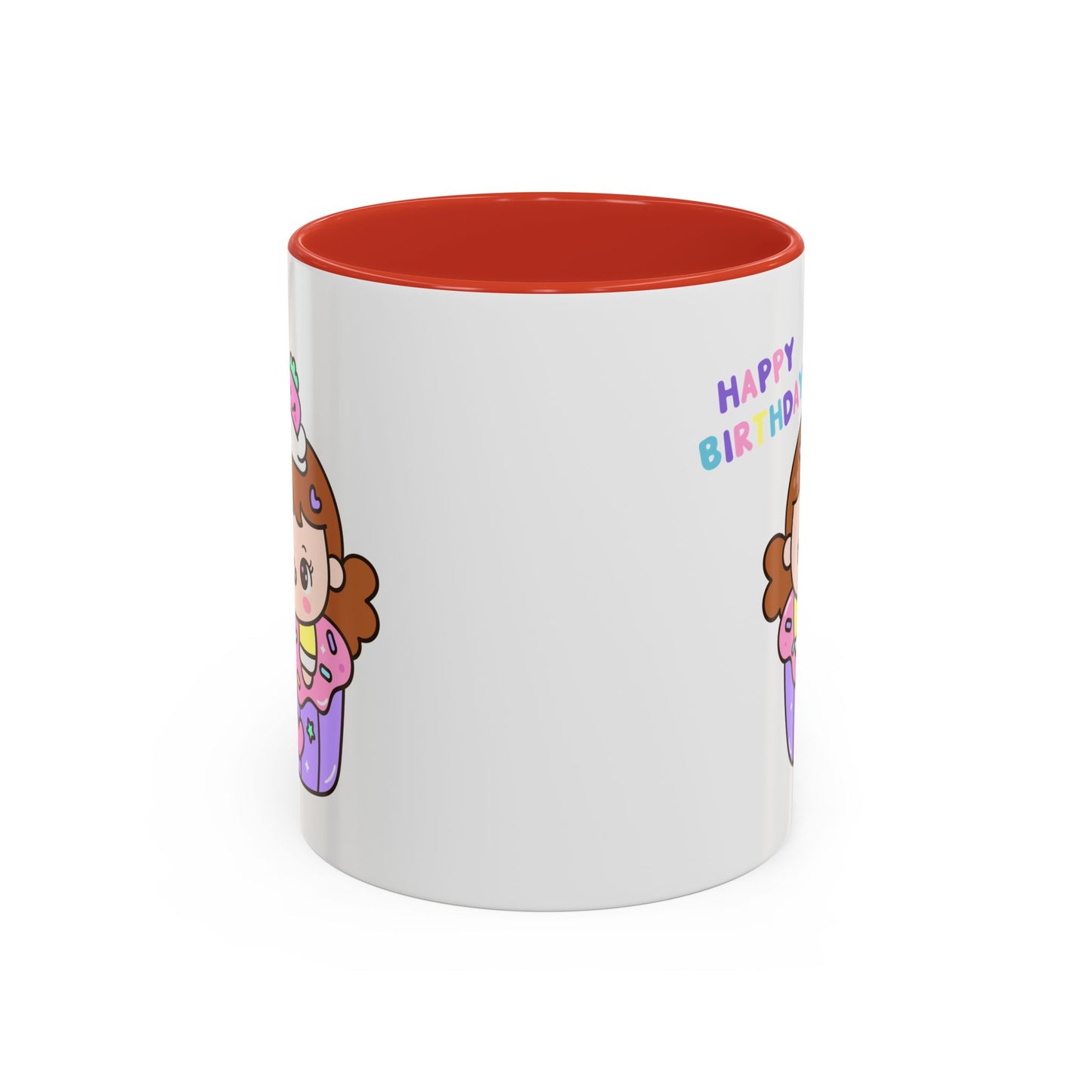 Birthday Mug - Cute Girl Cupcake