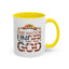 4th of July Mug - One Nation Under God Cross Flag