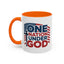 Religious Mug - One Nation Flag Cross