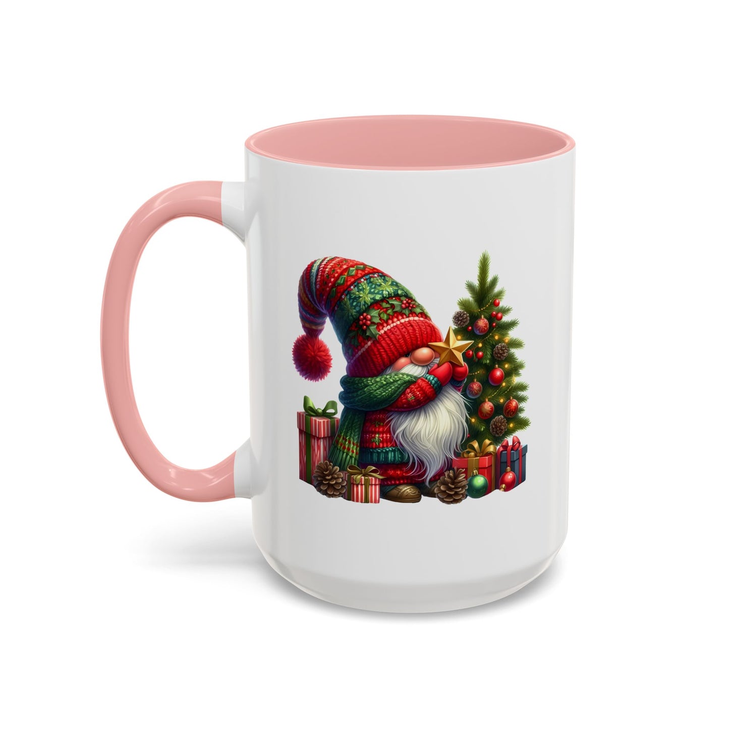 Christmas Mug - Gnome with Christmas Tree Star