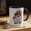 Christmas Mug - Merry Christmas Red & Green Text Gnome Present