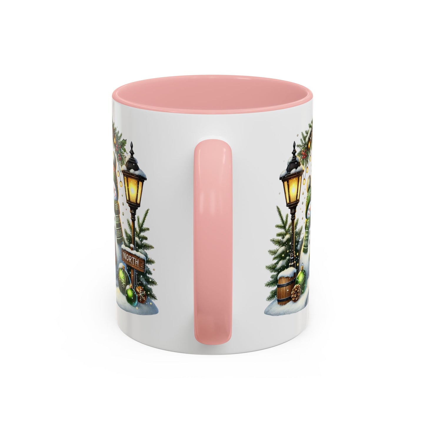 Christmas Mug - Green Snowman Family