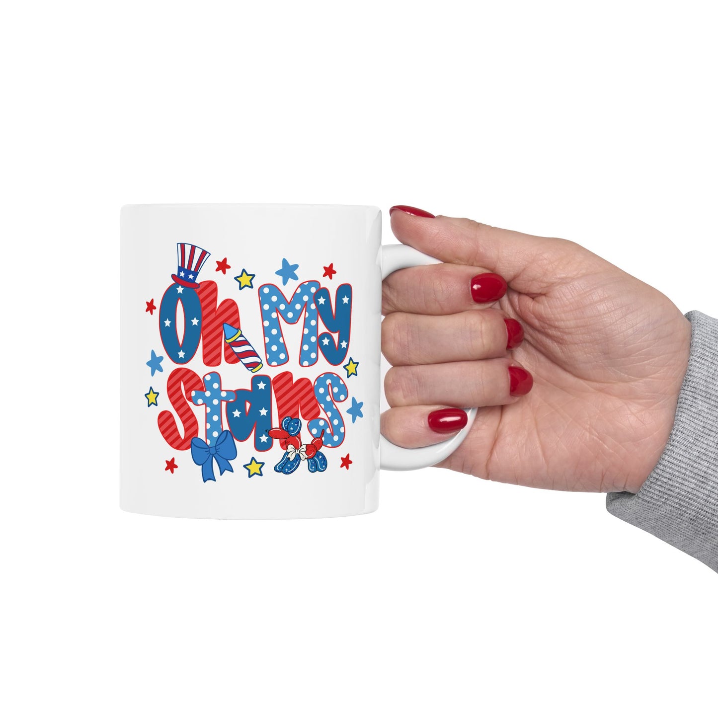 4th of July Mug - Oh My Stars Retro