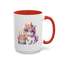 Birthday Mug - Unicorn Candles