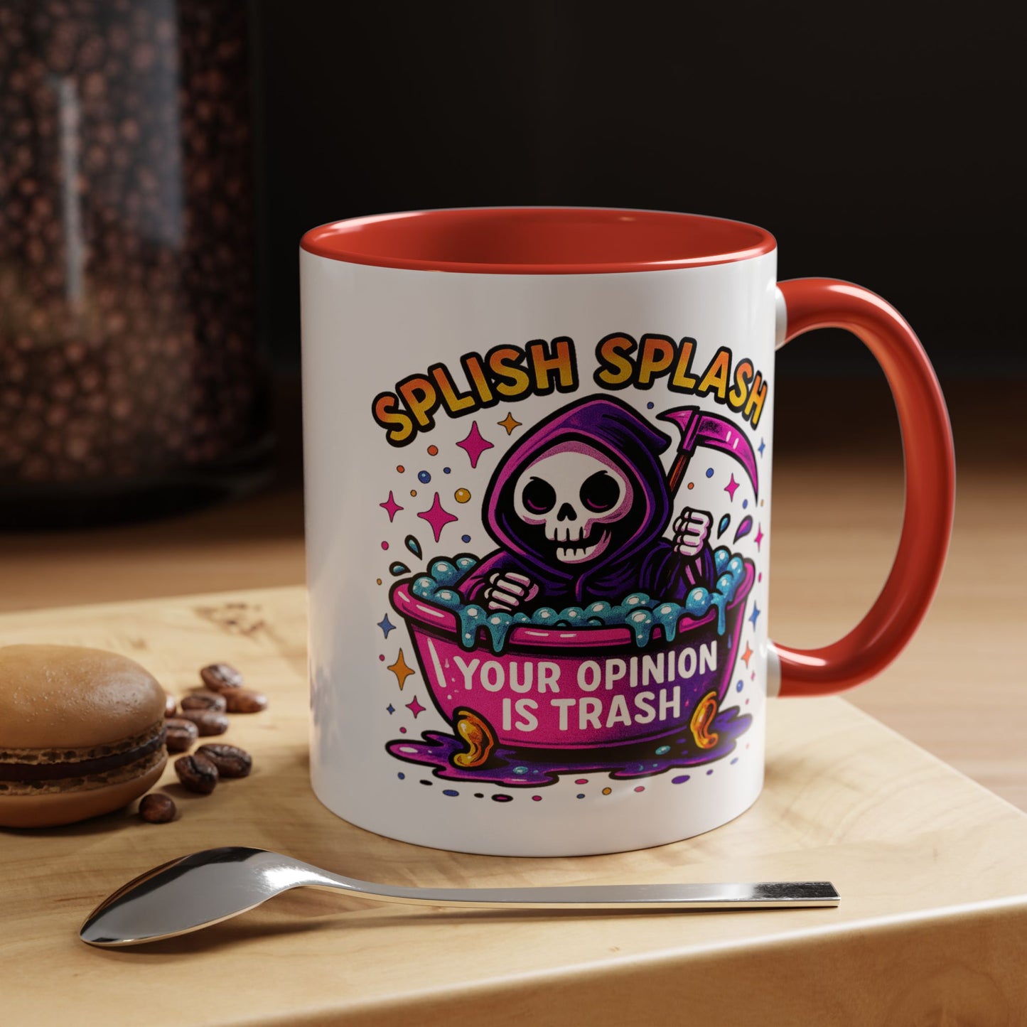 Humor Mug - Splish Splash Your Opinion is Trash