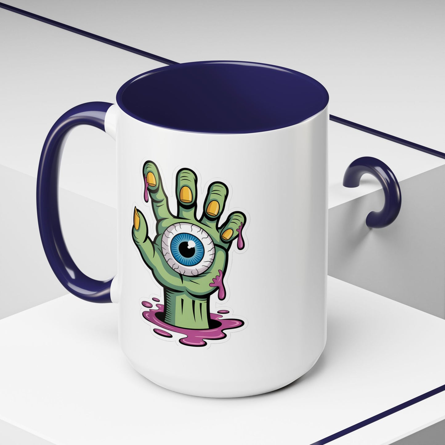 Halloween Mug - Eye Ball Hand