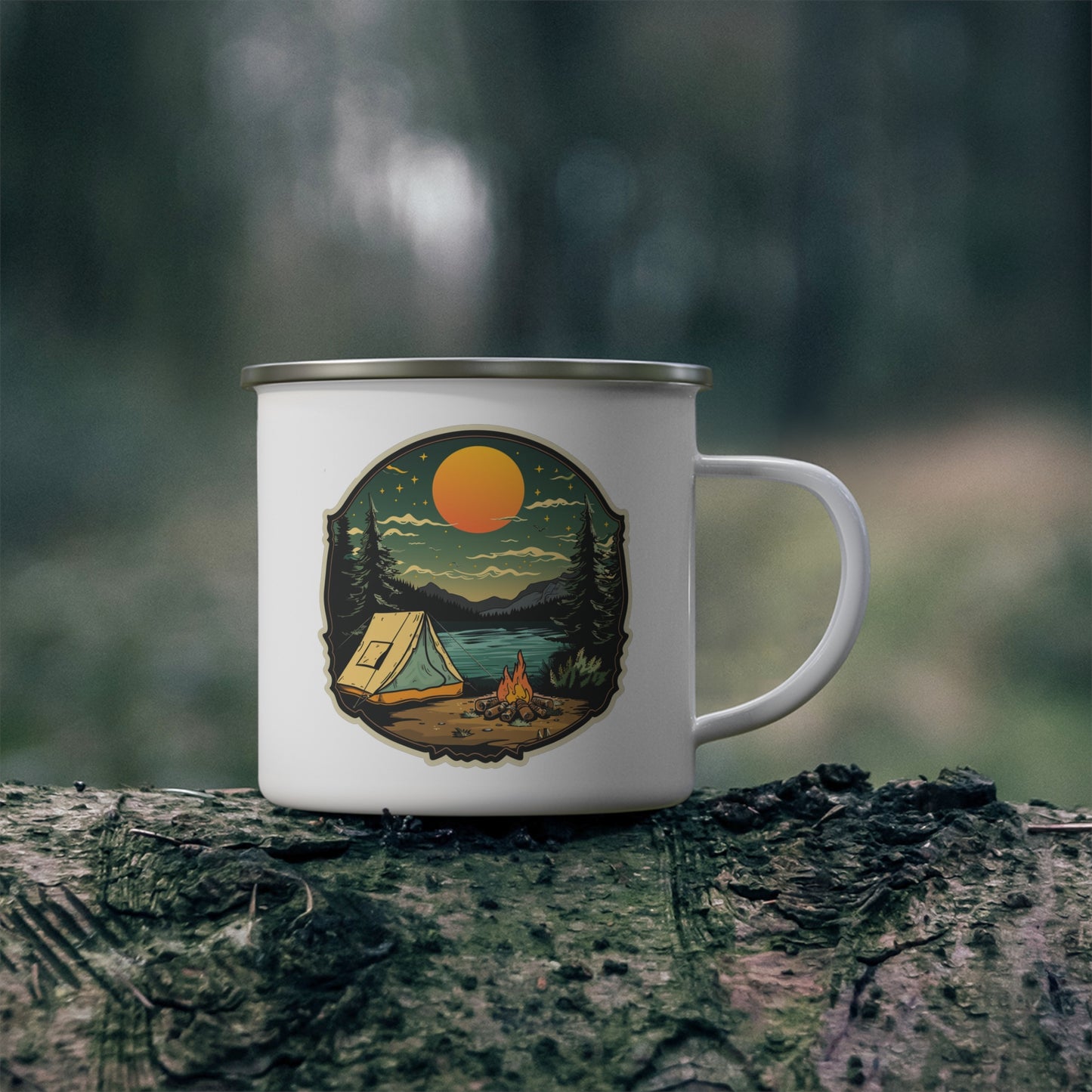 Adventure Mug - Camping Landscape 16