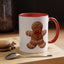 Christmas Mug - Decorative Gingerbread Man
