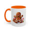Christmas Mug - Gingerbread Man Cookies and Candy
