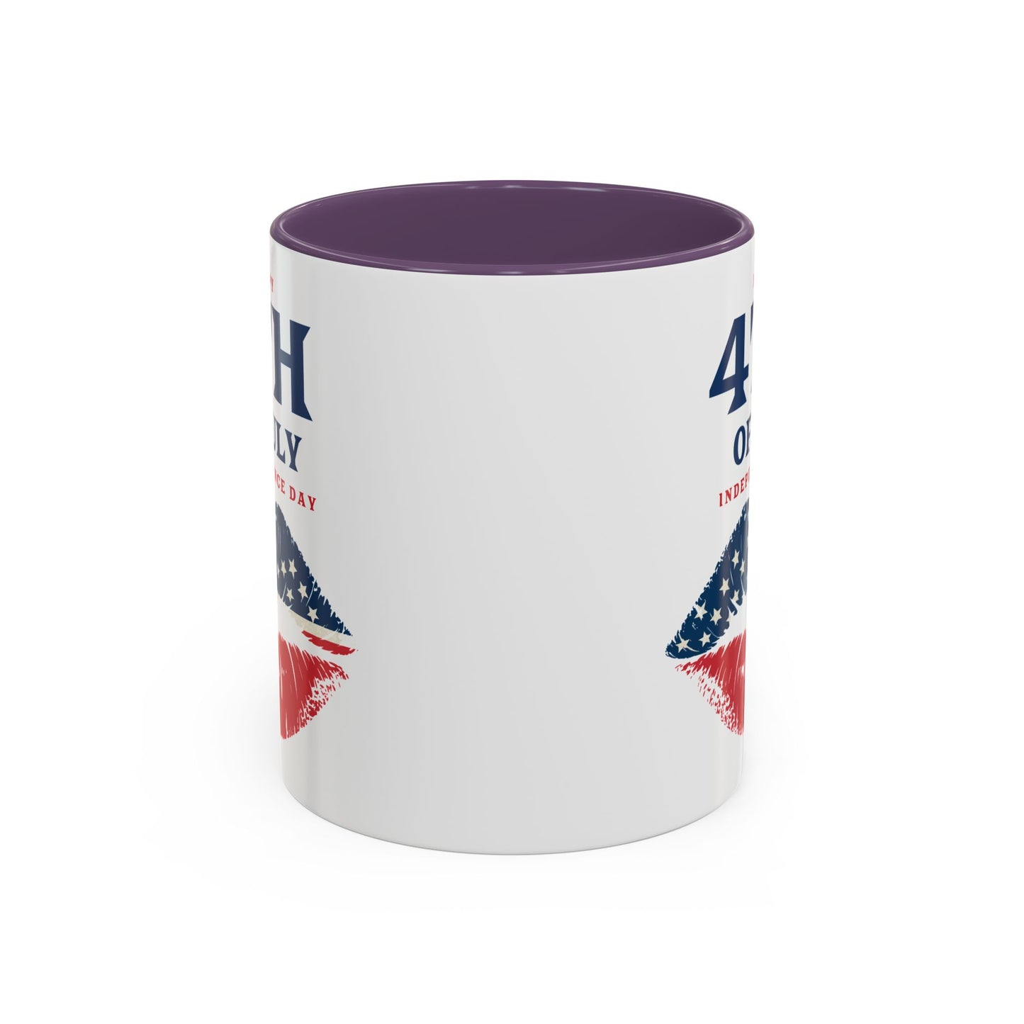 4th of July Mug - Happy 4th of July Flag Lips