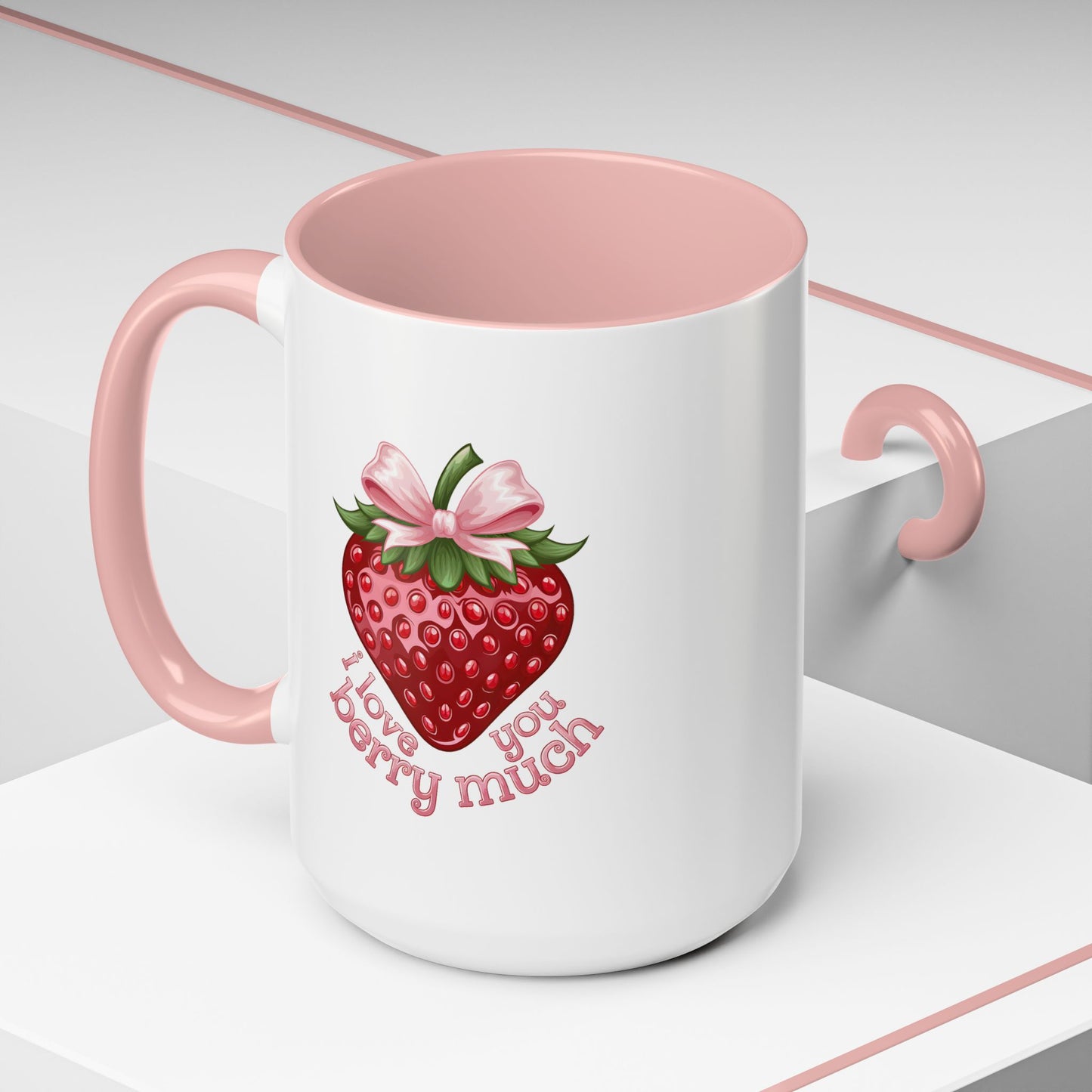 Valentine's Day Mug - I Love You Strawberry