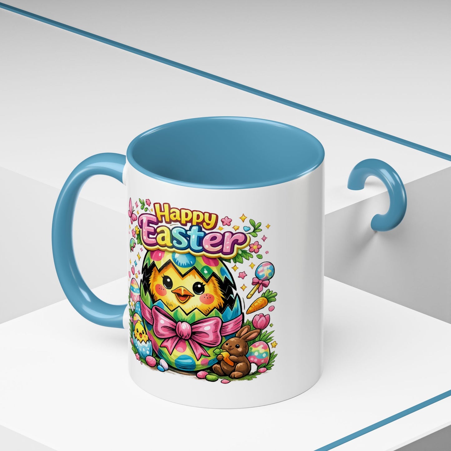 Easter Mug - Happy Easter Chics & Bunny