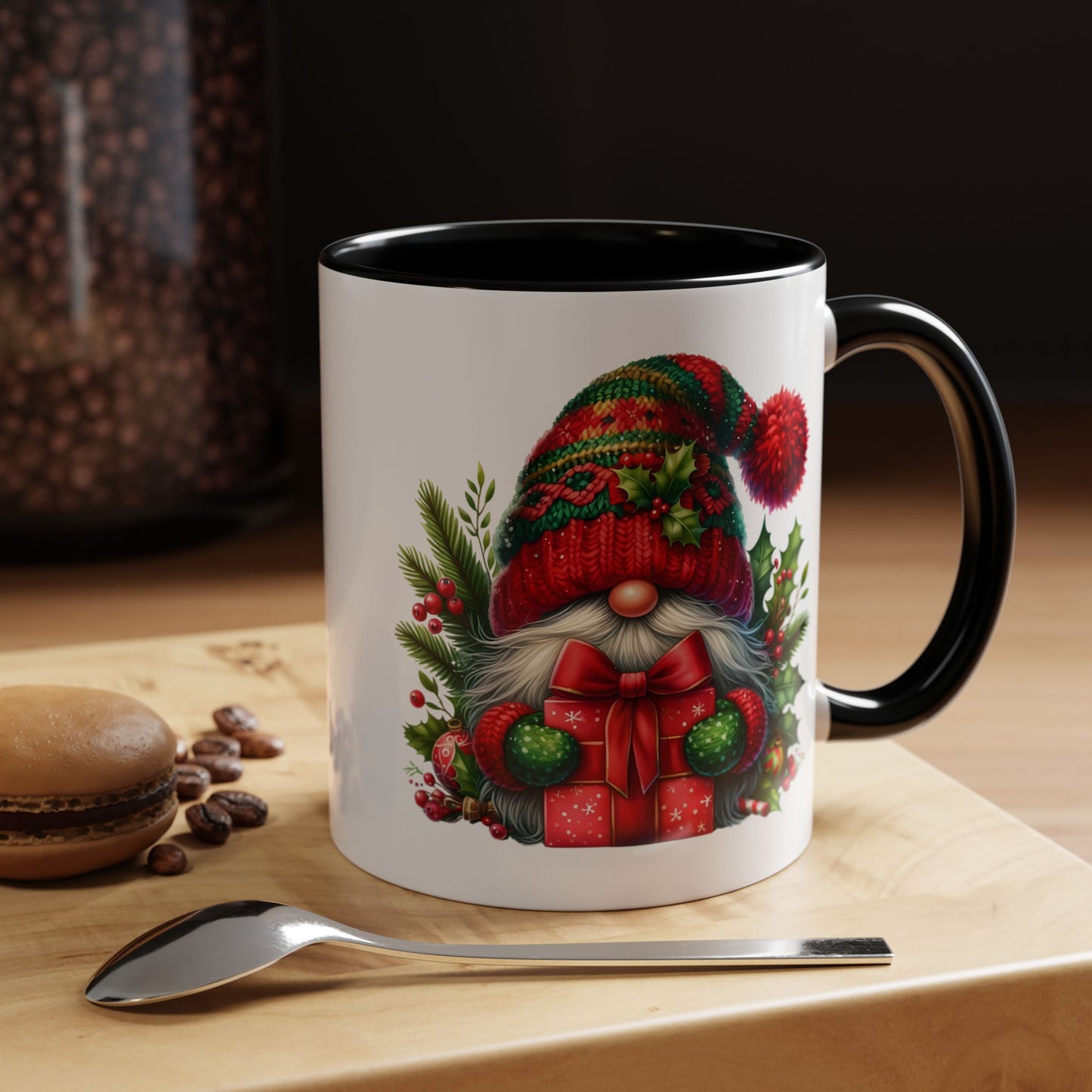 Christmas Mug - Gnome with Wrapped Present