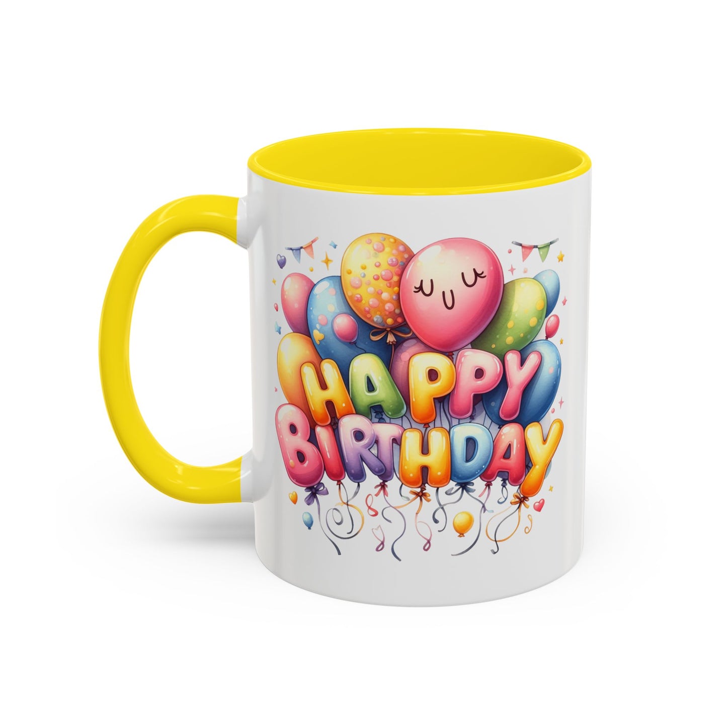 Birthday Mug - Happy Birthday Cute Balloon