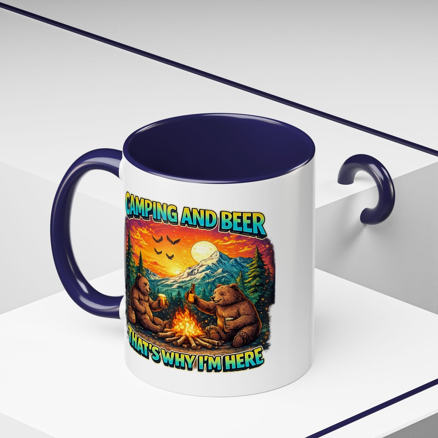 Humor Mug - Camping and Beer