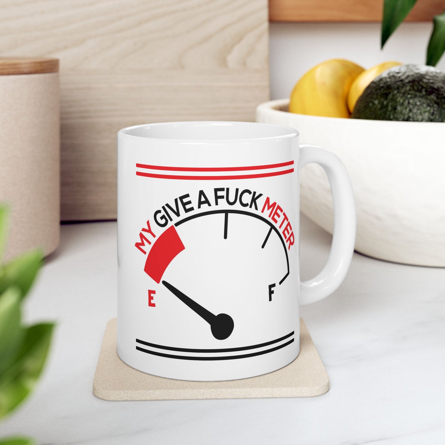 Adult Mug - My Give a Fuck Meter