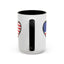 4th of July Mug - USA Flag Heart
