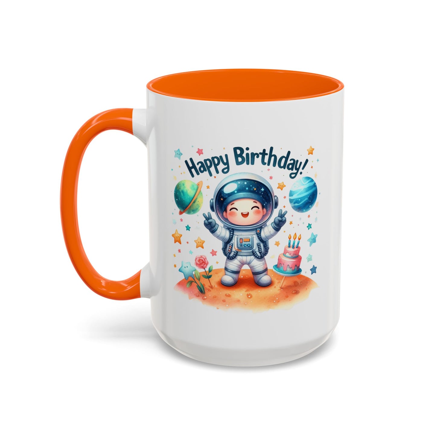 Birthday Mug - Happy Birthday Astronaut