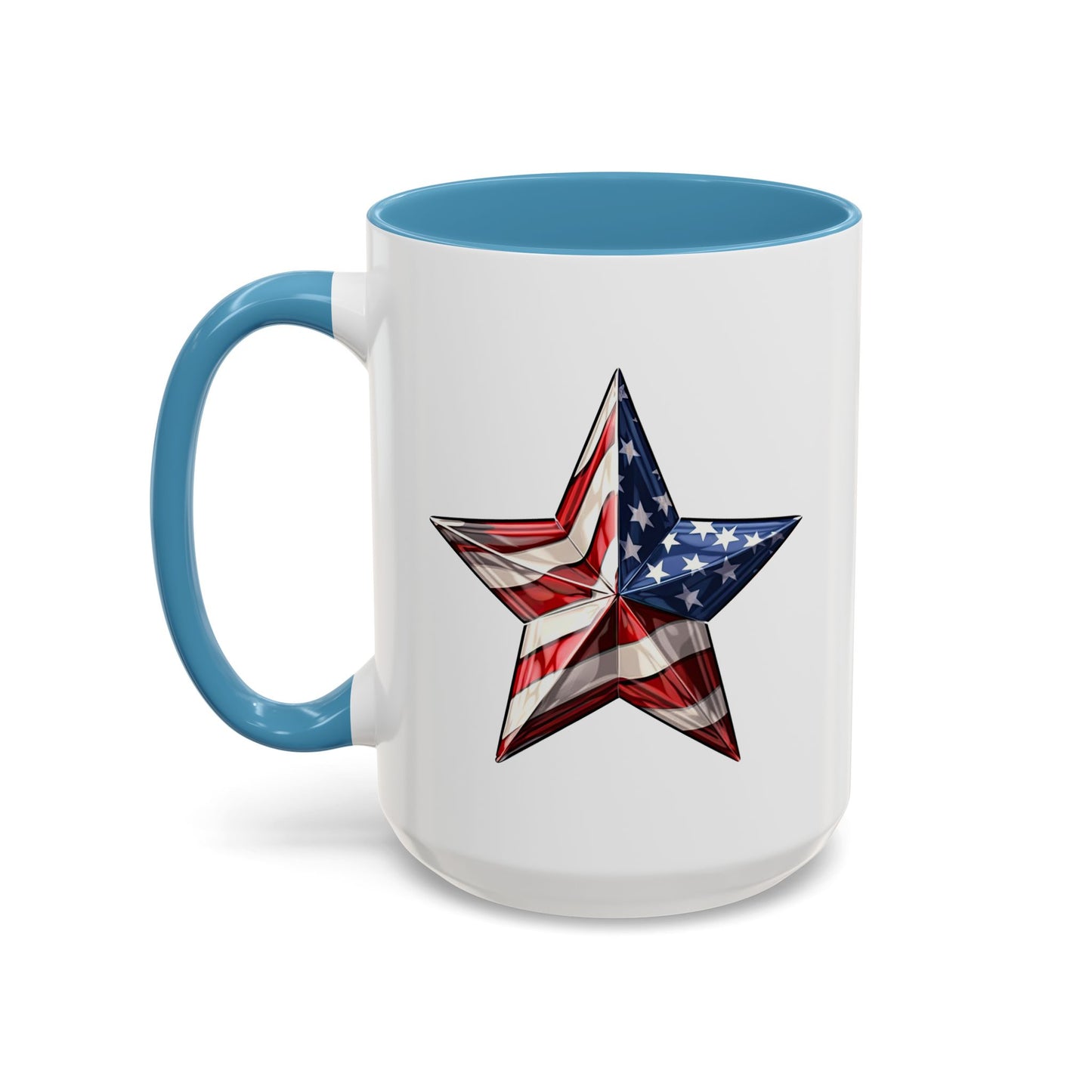 4th of July Mug - American Flag Star 3