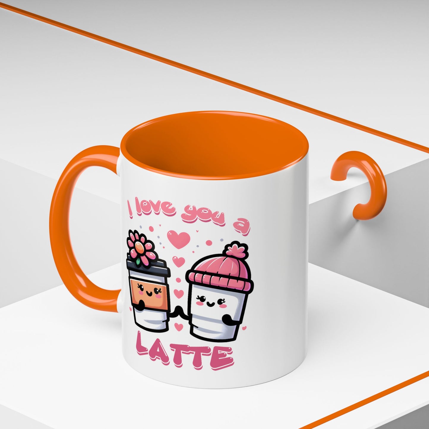 Valentine's Day Mug - I Love You A Latte Cute