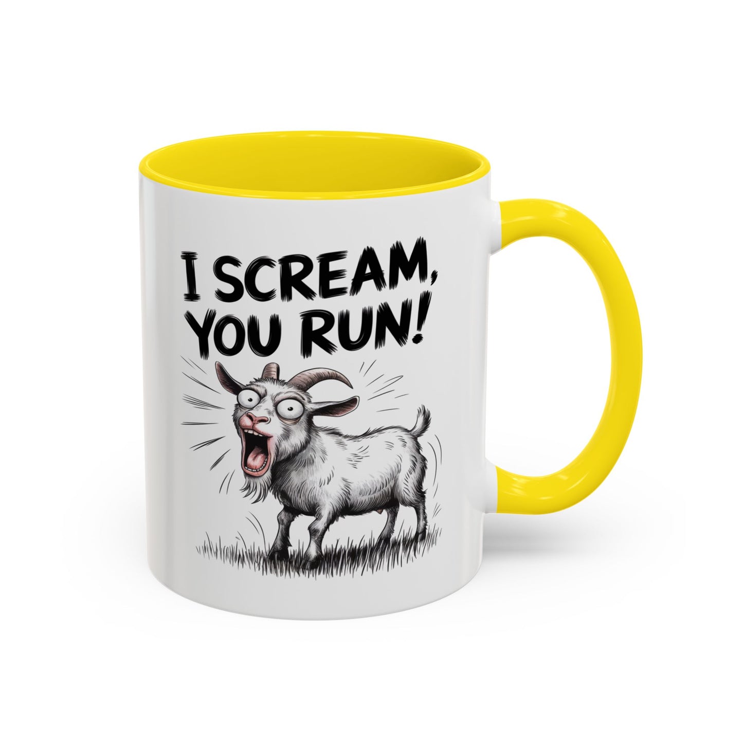 Humor Mug - I Scream, You Run