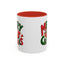 Christmas Mug - Green & Red Text Santa Presents