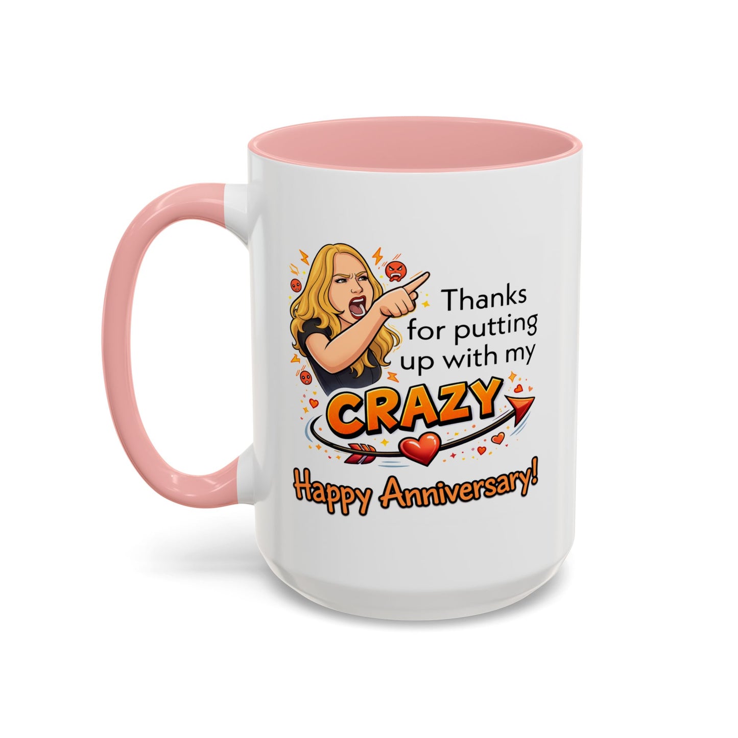 Anniversary Mug - Thanks For Putting Up