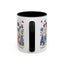 4th of July Mug - Floral America Patriotic