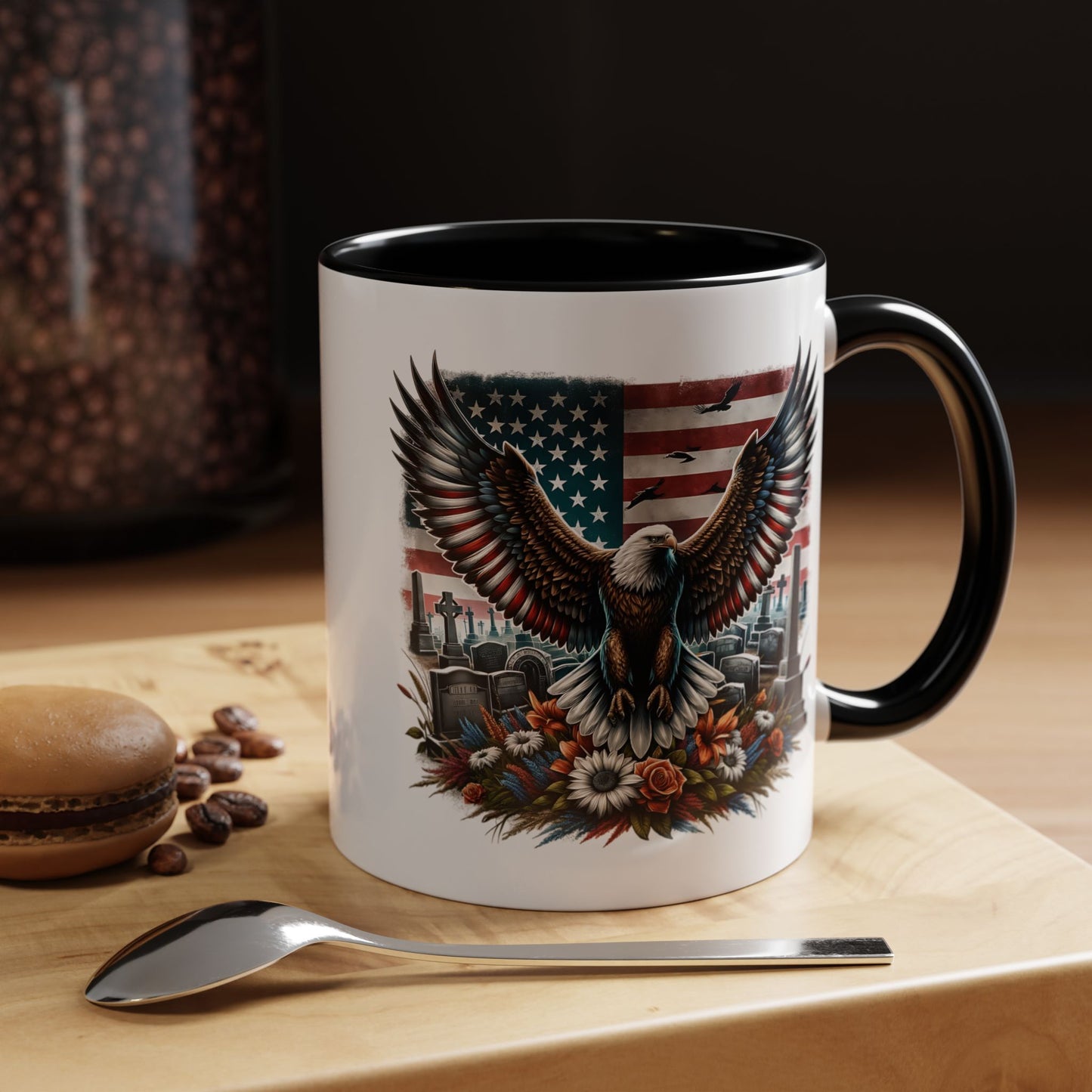 4th of July Mug - American Bald Eagle Memorial