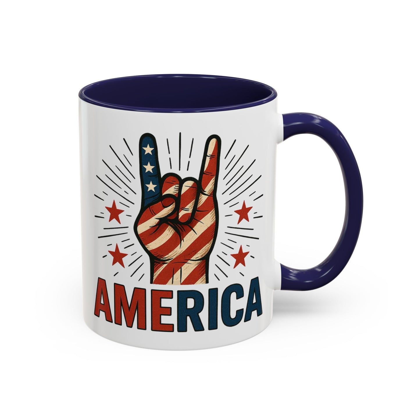 4th of July Mug - America Rock On