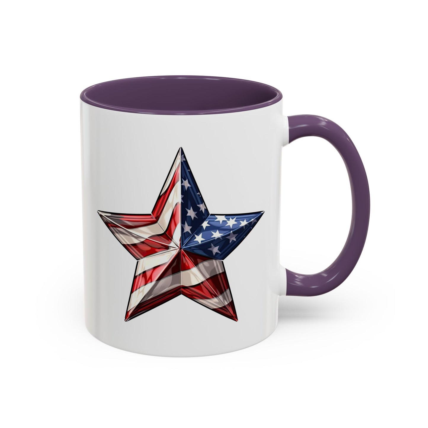 4th of July Mug - American Flag Star 3